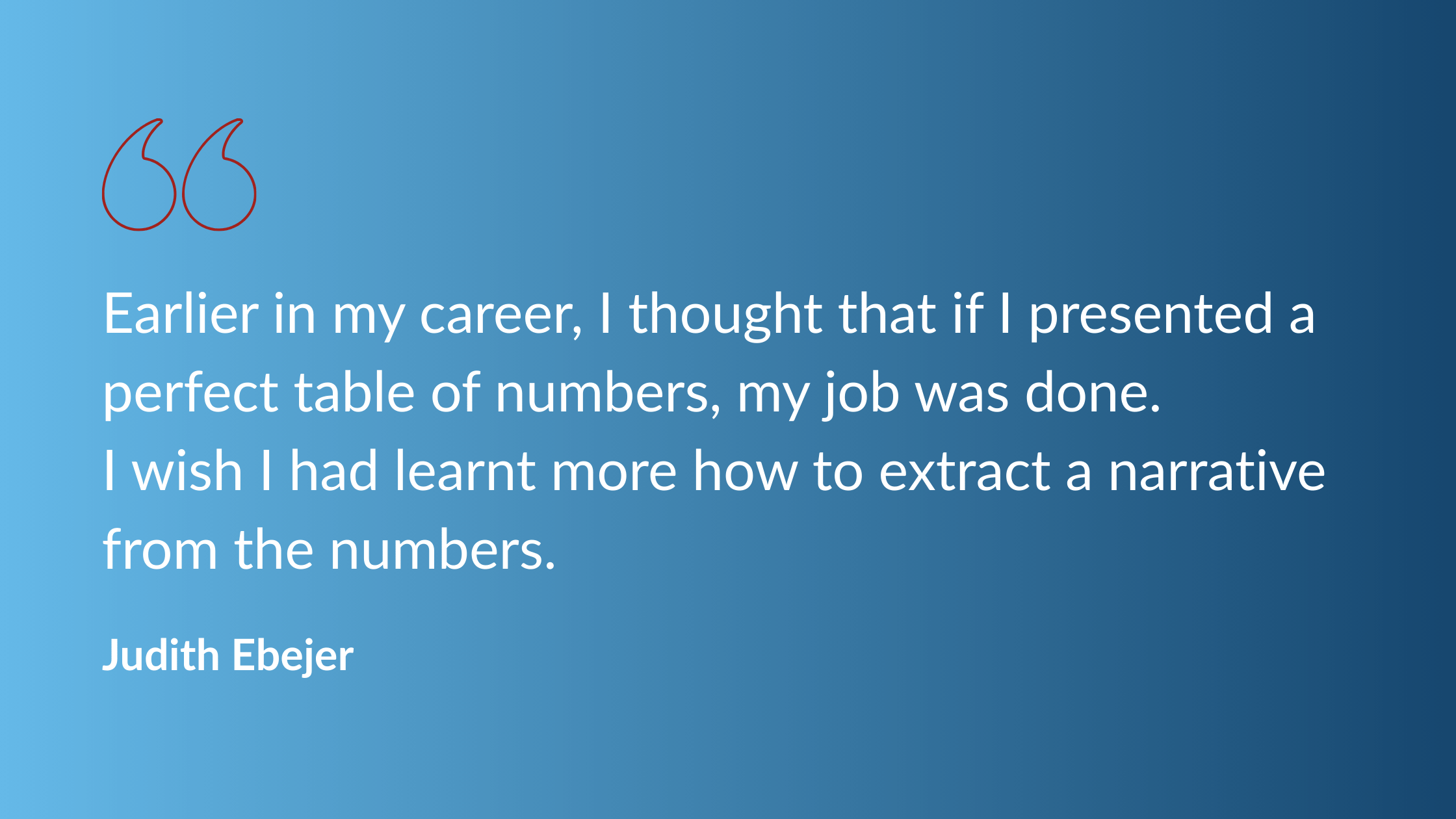 Judith Ebejer Quotation